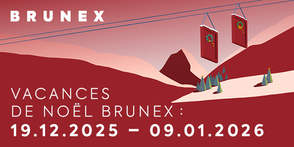 Vacances de Noël BRUNEX : du 19 décembre au 9 janvier 2026